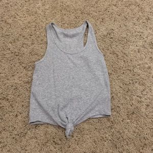 aerie tank top, size small, color: gray